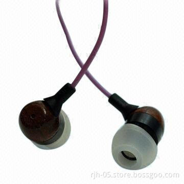 New Design Wooden Earbud with Deep Bass